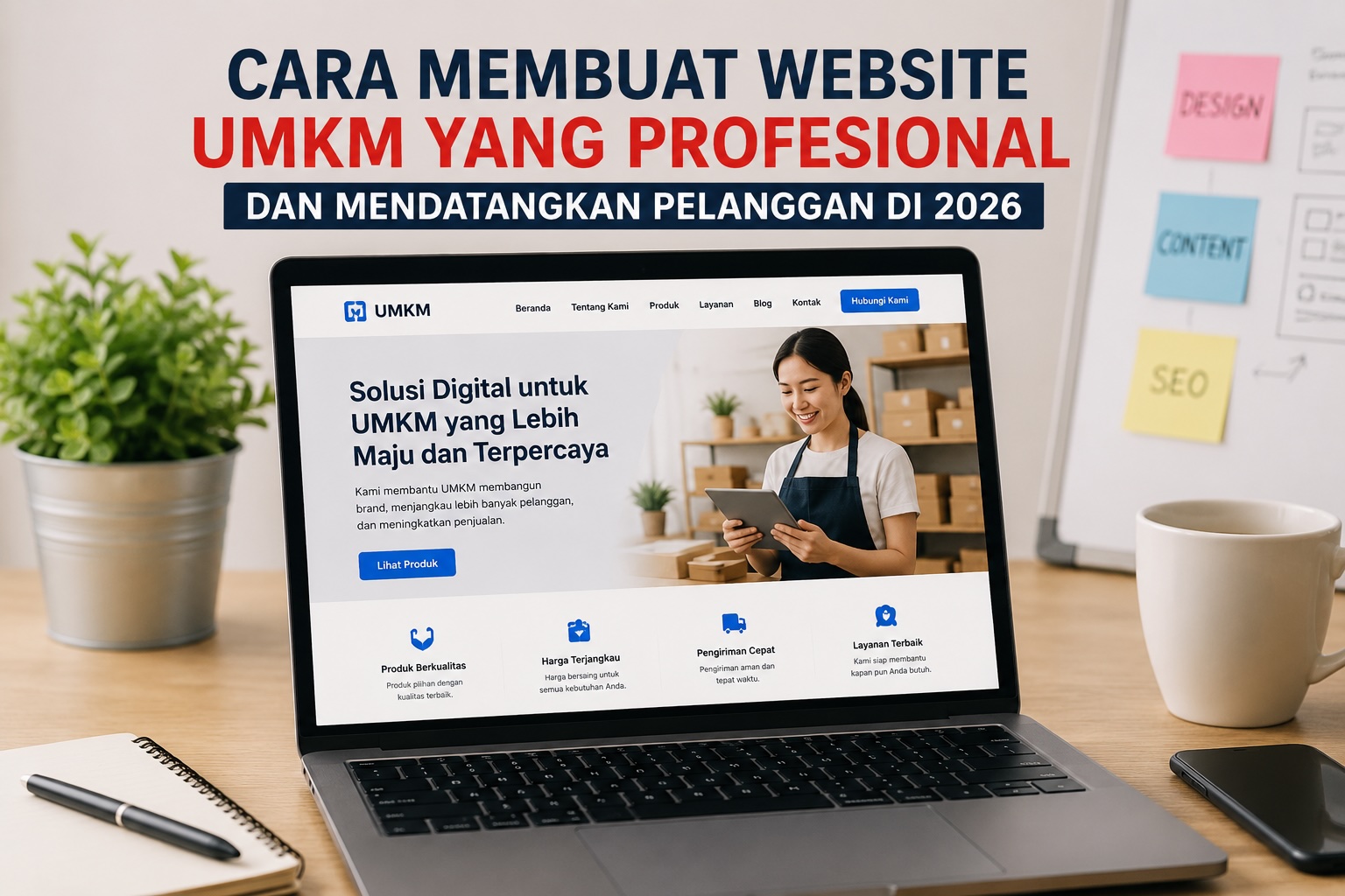 Cara Membuat Website UMKM yang Profesional dan Mendatangkan Pelanggan di 2026