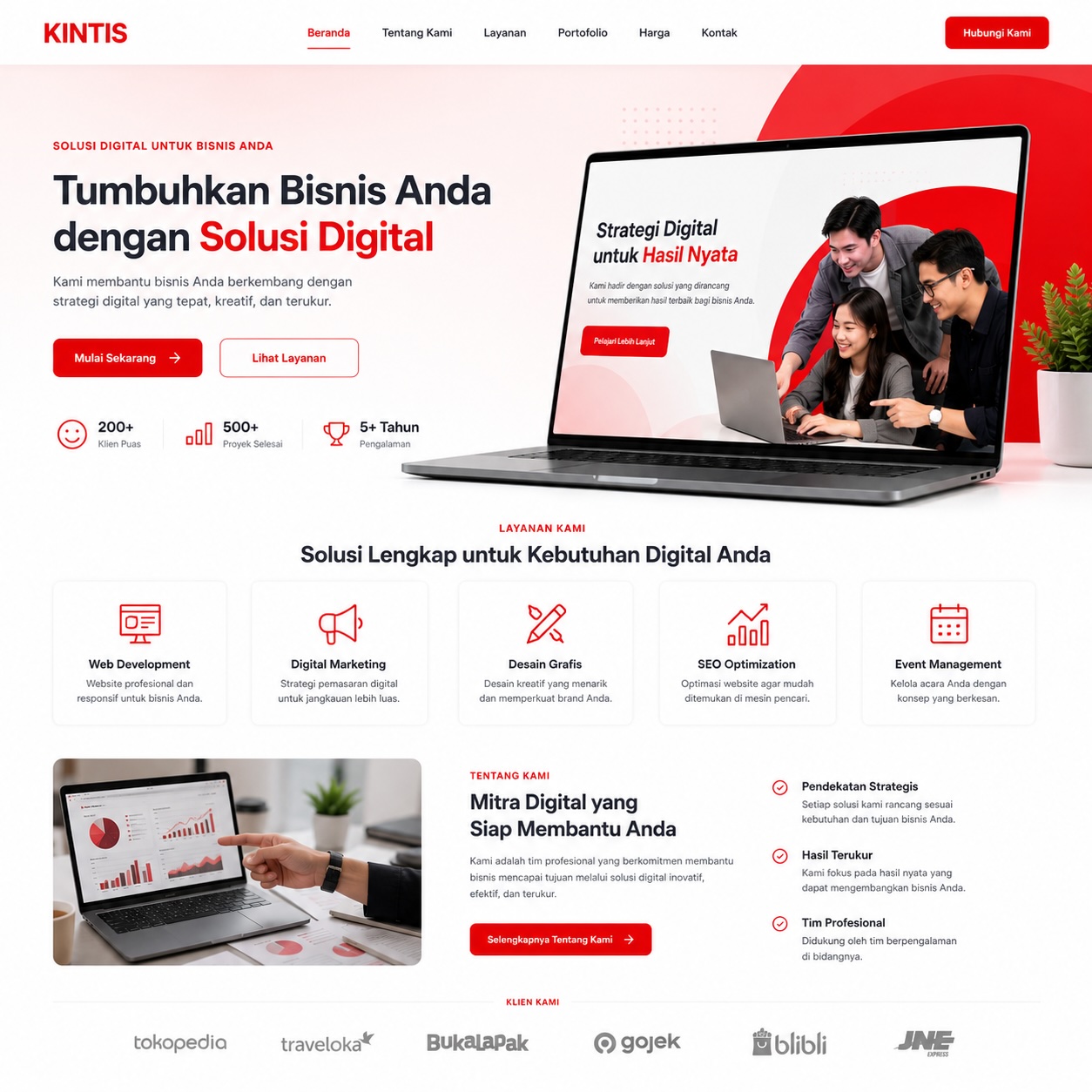 Landing Page